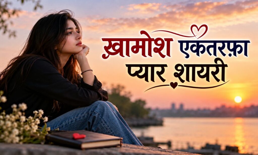 खामोश एकतरफ़ा प्यार शायरी