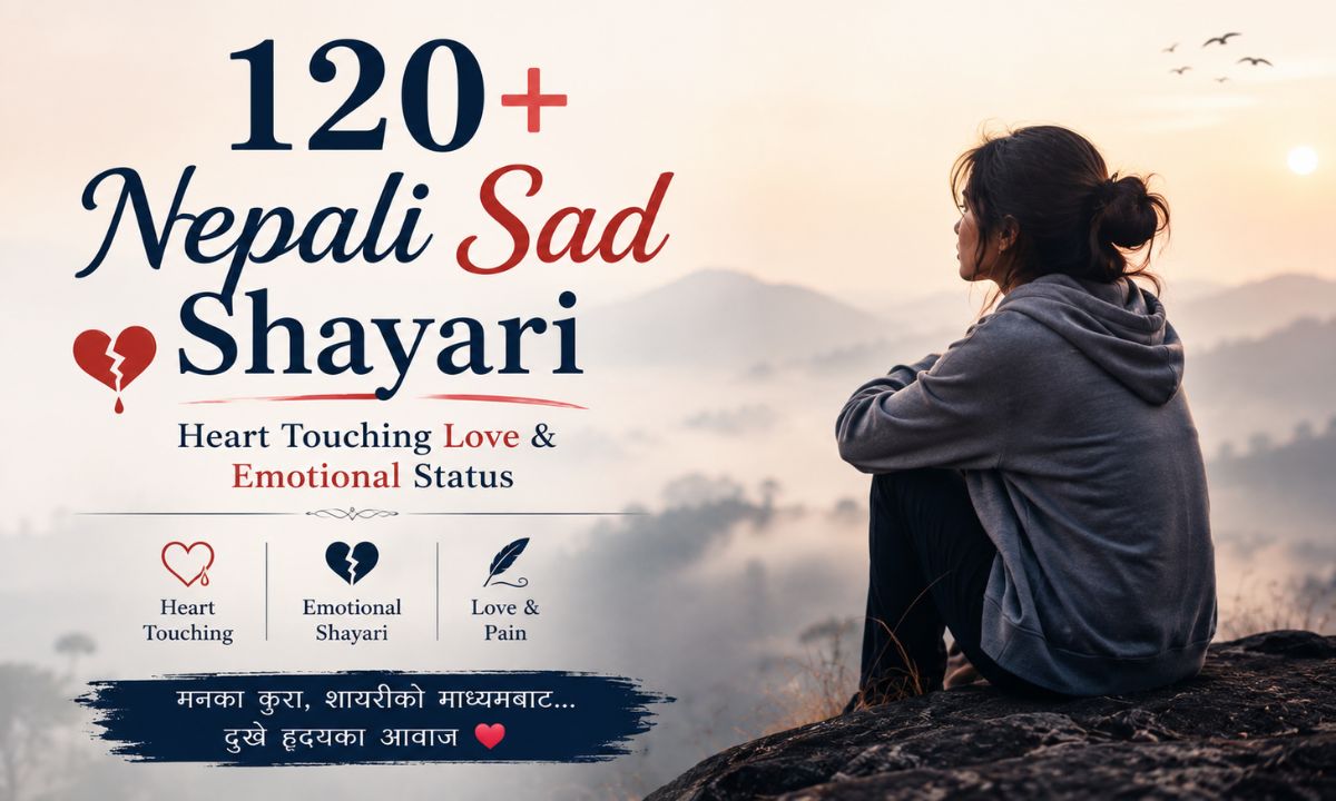 120+ Nepali Sad Shayari – Heart Touching Love & Emotional Status