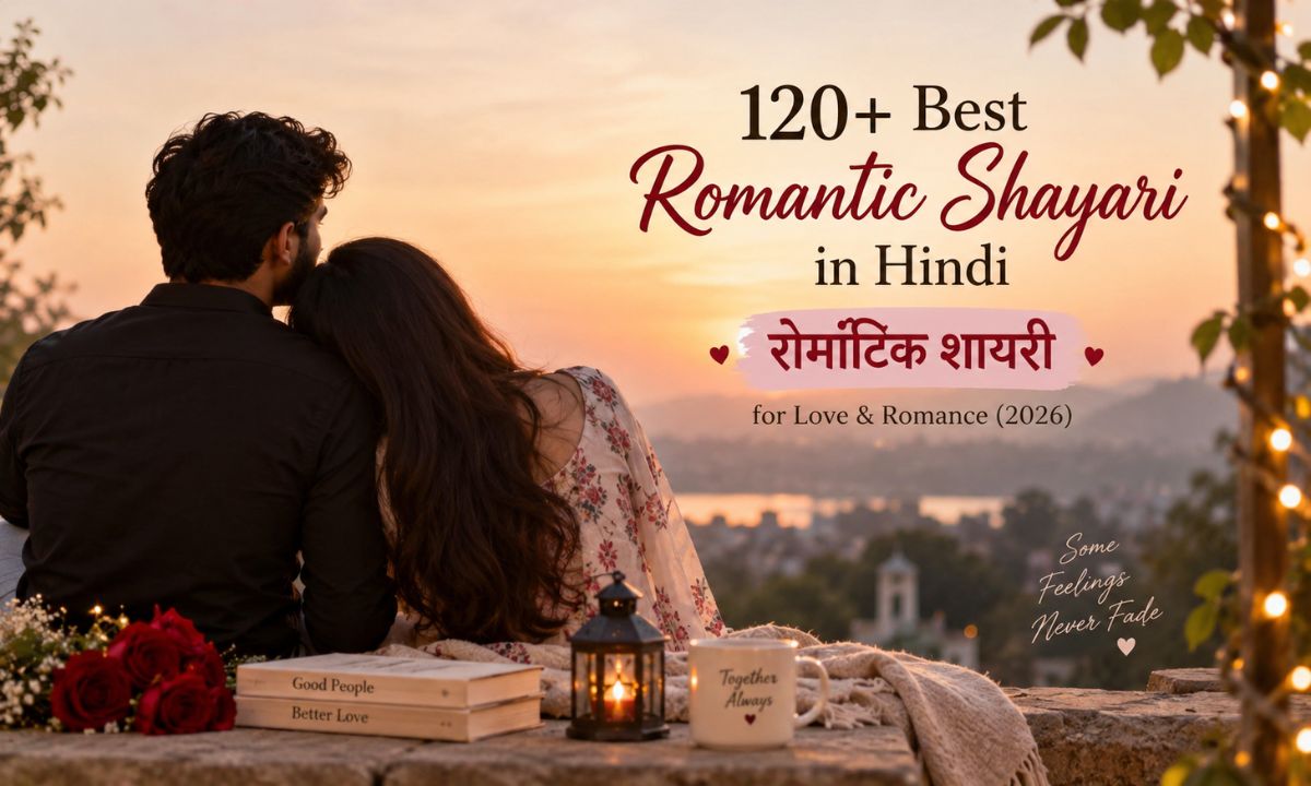 120+ Best Romantic Shayari in Hindi – रोमांटिक शायरी for Love & Romance (2026)