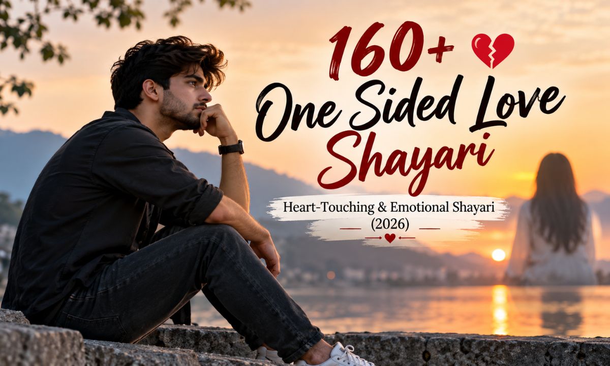 160+ One Sided Love Shayari – Heart-Touching & Emotional Shayari (2026)